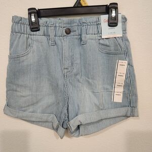 Cat & Jack Blue Striped Jean Shorts